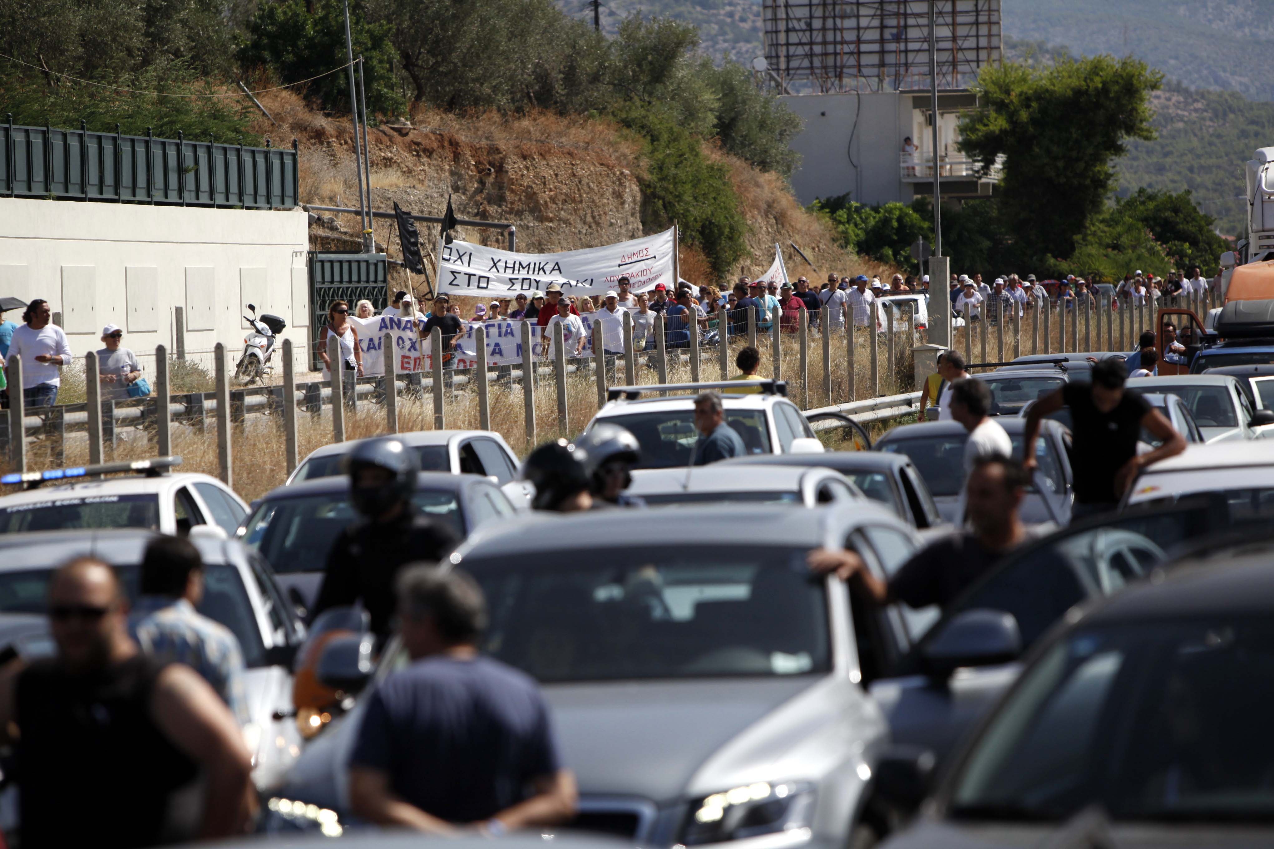 Απίστευτη η ταλαιπωρία για τους οδηγούς - ΦΩΤΟ EUROKINISSI