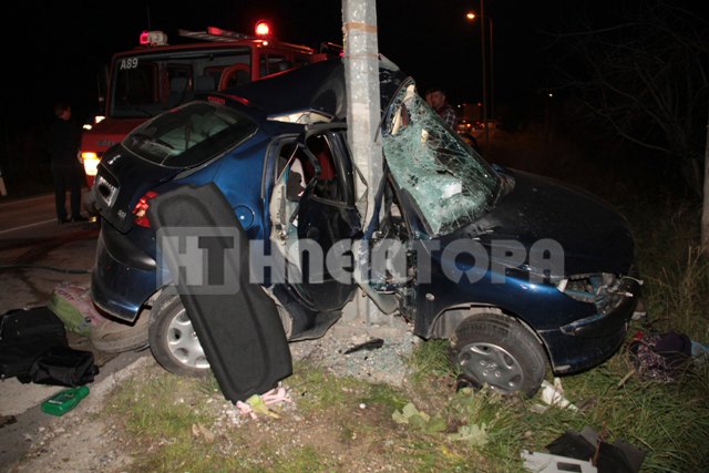 To μοιραίο αυτοκίνητο λίγη ώρα μετά το δυστύχημα - ΦΩΤΟ από iliatora.gr