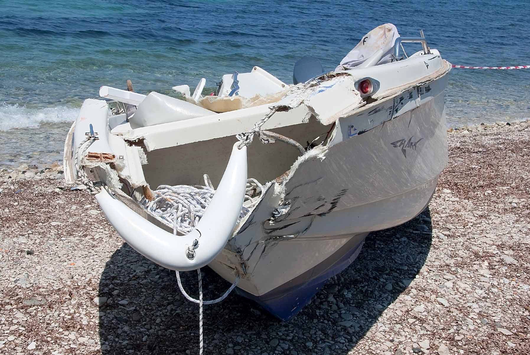 Το σκάφος του άτυχου ψαρά - ΦΩΤΟ EUROKINISSI