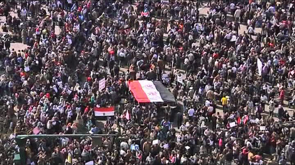 Ξεπέρασε κάθε προσδοκία η συγκέντρωση στην πλατεία Ταχρίρ - ΦΩΤΟ REUTERS