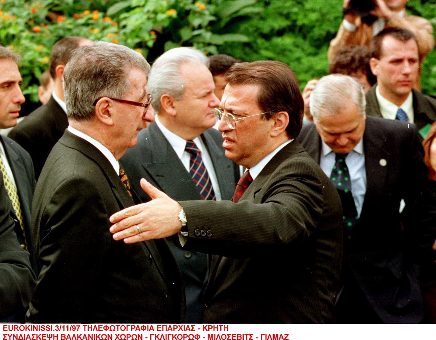 3/11/1997: Γκλιγκόροφ, Γιλμάζ, Μιλόσεβιτς στη Βαλκανική διάσκεψη της Κρήτης