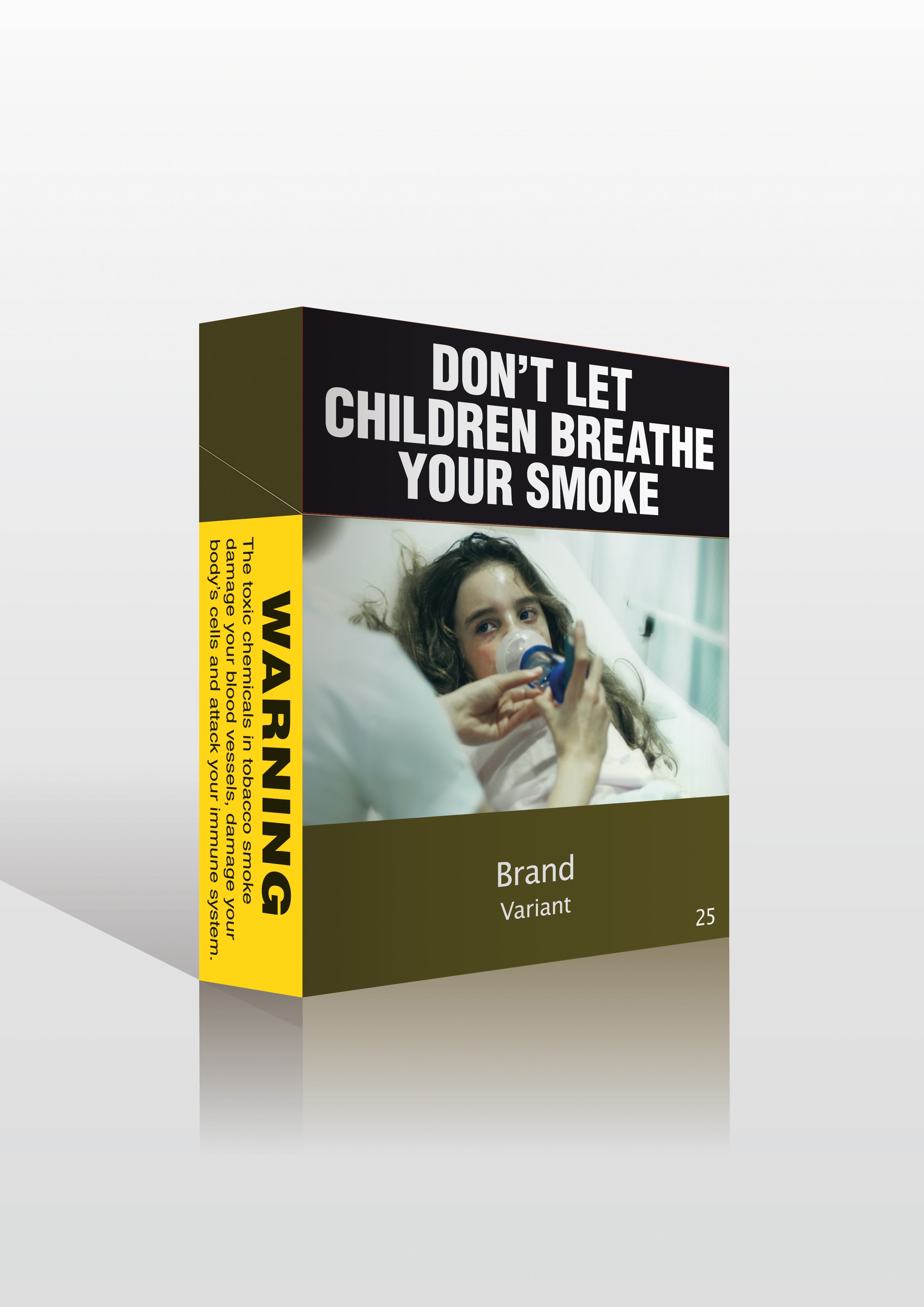 Μην αφήνετε τα παιδιά σας να εισπνέουν τον καπνό σας....