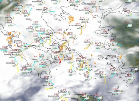 Βρέχει καταρρακτωδώς σε όλη τη χώρα - Ποιοι νομοί κινδυνεύουν από ακραία φαινόμενα - Ποτάμια οι δρόμοι στη Χαλκίδα