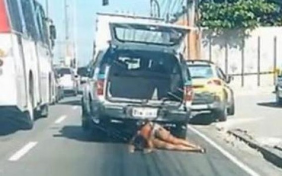 Φρίκη από το θάνατο γυναίκας στη Βραζιλία! Την έσερναν αστυνομικοί με το περιπολικό - ΦΩΤΟ & ΒΙΝΤΕΟ