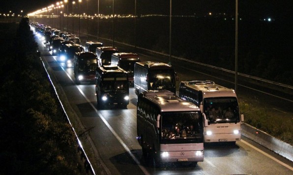 Εντυπωσιακό το κομβόι με τα πούλμαν του ΠΑΟΚ (ΦΩΤΟ&ΒΙΝΤΕΟ)