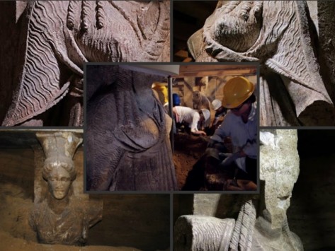 Αμφίπολη: Μία ανάσα από τον 3ο θάλαμο του γιγαντιαίου τάφου - Βρέθηκαν κομμάτια της `ακρωτηριασμένης` Καρυάτιδας - Τι κίνηση έκαναν με τα χέρια τους