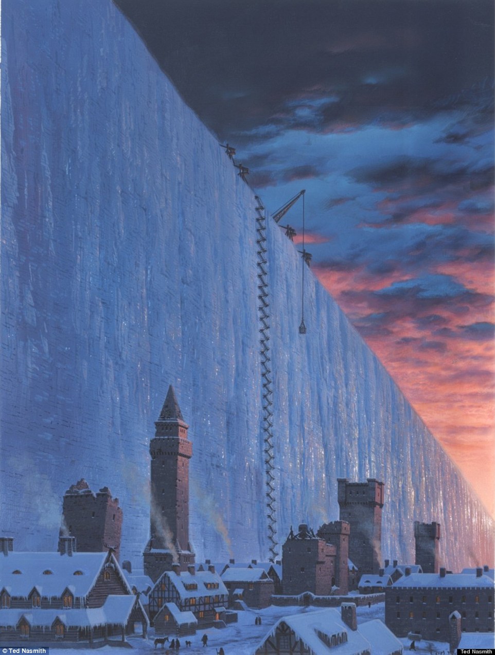 Εμπνεύστηκε από το Τείχος του Αδριανού στη Μεγάλη Βρετανία για το Castle Black