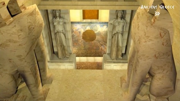 Αμφίπολη: Μια εντυπωσιακή τρισδιάστατη αναπαράσταση του τάφου