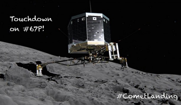 Πρώτη φορά στα χρονικά: Προσεδαφίστηκε το ρομπότ Philae στον κομήτη Tchouri - LIVE ΕΙΚΟΝΑ