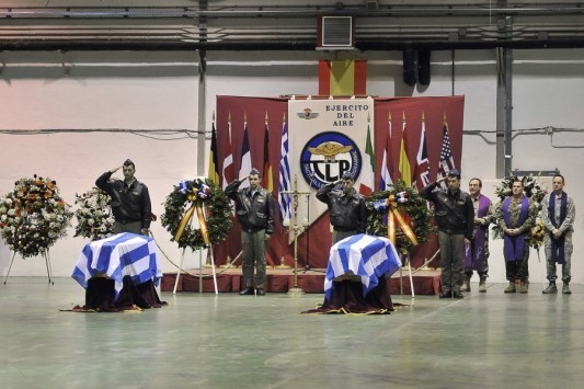 Σήμερα οι κηδείες των πιλότων του F16 που σκοτώθηκαν στην Ισπανία