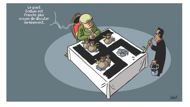 Σκίτσο της Liberation που σοκάρει: Ο Τσίπρας ζωγραφίζει τη σβάστικα στη Μέρκελ