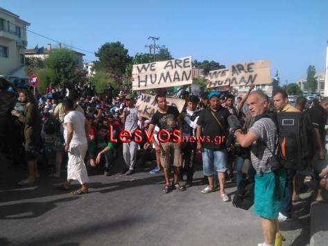 Λέσβος: Αιματηρές συμπλοκές και εξέγερση μεταναστών στον καταυλισμό Καρά-Τεπέ! (ΦΩΤΟ)