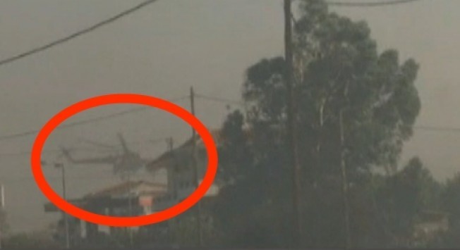 Φωτιά στη Λακωνία - Συγκλονιστικό βίντεο! Χειριστής `σώζει` ελικόπτερο την τελευταία στιγμή!