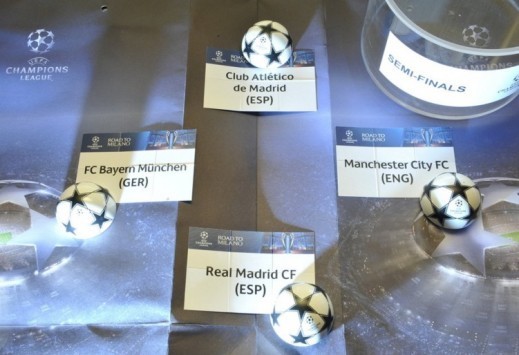 Τα ζευγάρια των ημιτελικών του Champions League