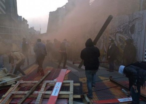 Χάος στη Γαλλία! `Απαγόρευση κυκλοφορίας` στη Ρεν! (ΦΩΤΟ, VIDEO)