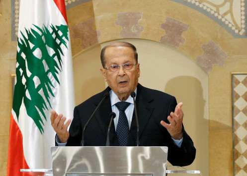 Ο Μισέλ Αούν ορκίστηκε πρόεδρος του Λιβάνου