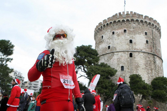 Αγιοβασίληδες θα τρέξουν στο κέντρο της Θεσσαλονίκης