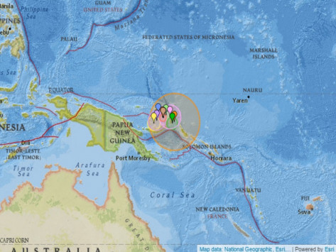 Σεισμός στη Νέα Γουϊνέα: Φοβούνται τσουνάμι 3 μέτρων άμεσα!