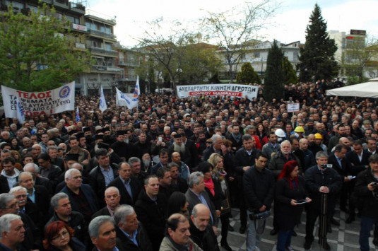 `Η ΔΕΗ δεν πωλείται` - Συλλαλητήριο στην Πτολεμαΐδα [pics]