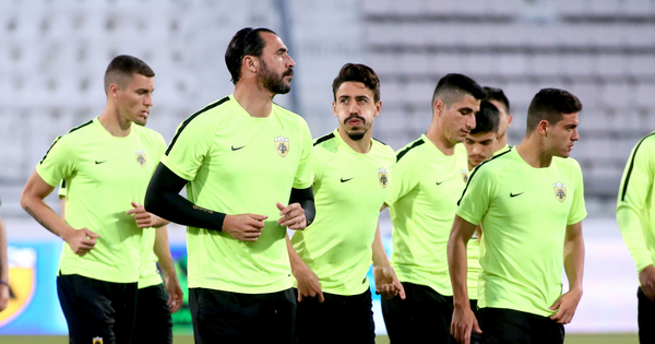 Αποτέλεσμα εικόνας για aek training 2017
