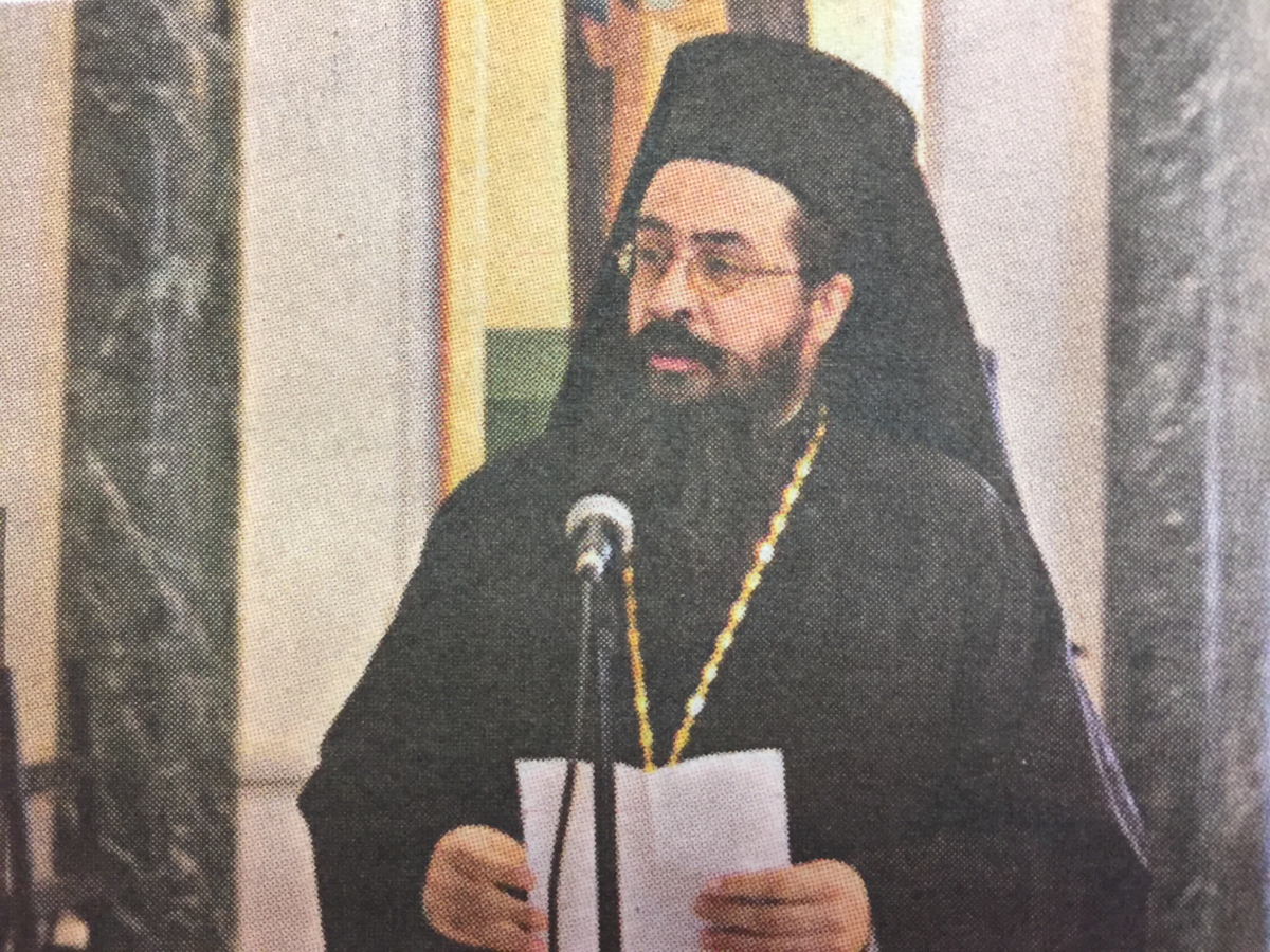 Ο Αρχιεπίσκοπος Μακάριος - Φωτογραφία εφημερίδα Ειδήσεις