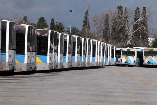 Χωρίς λεωφορεία και τρόλεϊ για έξι ώρες