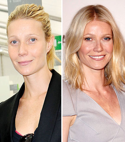 Gwyneth Paltrow, δεν είναι κι άσχημη αλλά σίγουρα, στη δεξιά φωτογραφία είναι κούκλα!