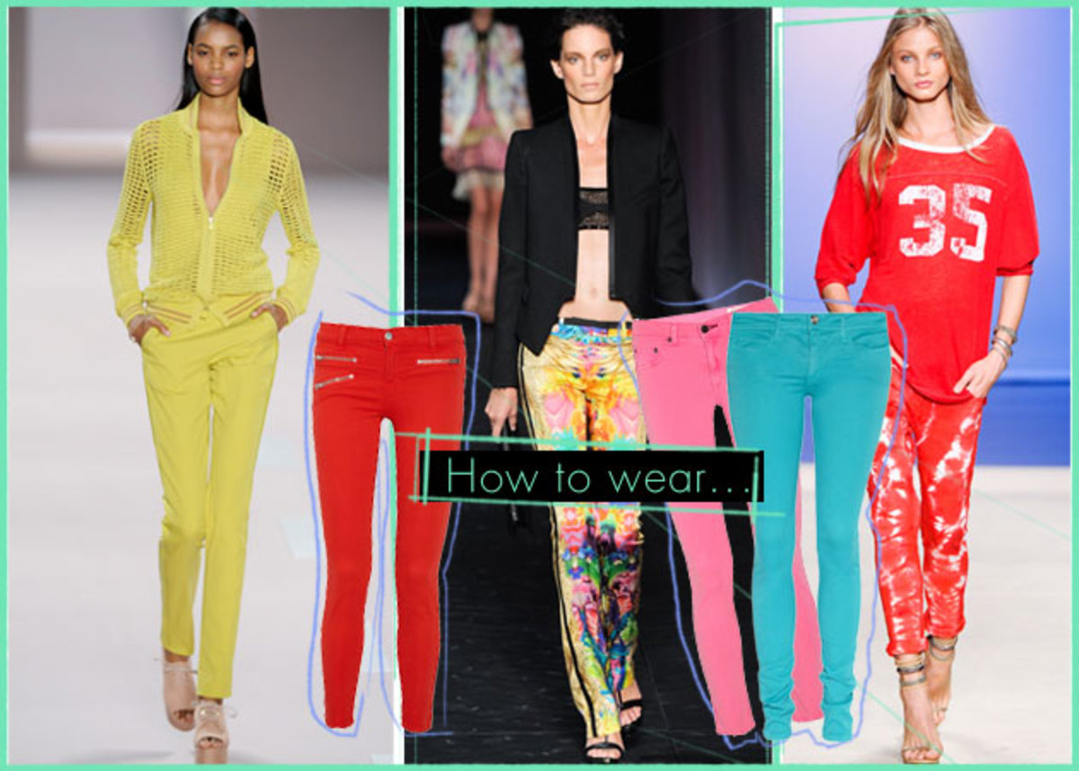 Colour pants! Πώς να φορέσεις τα χρωματιστά σου παντελόνια. Τι πρέπει να προσέξεις… | Newsit.gr Colour pants! Πώς να φορέσεις τα χρωματιστά σου παντελόνια. Τι πρέπει να προσέξεις… | Newsit.gr
