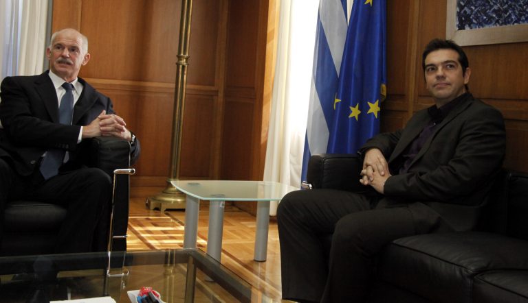 Τι ήθελε να πει; Παπανδρέου σε Τσίπρα: «Δεν πάω σε εκλογές αν δεν βρεθεί λύση» | Newsit.gr Τι ήθελε να πει; Παπανδρέου σε Τσίπρα: «Δεν πάω σε εκλογές αν δεν βρεθεί λύση» | Newsit.gr