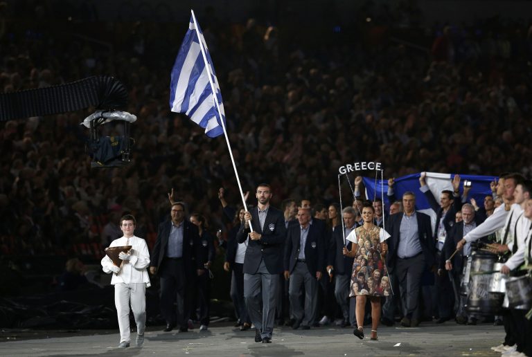 Η Ελληνική αποστολή στο Ολυμπιακό στάδιο του Λονδίνου (ΦΩΤΟ) | Newsit.gr Η Ελληνική αποστολή στο Ολυμπιακό στάδιο του Λονδίνου (ΦΩΤΟ) | Newsit.gr