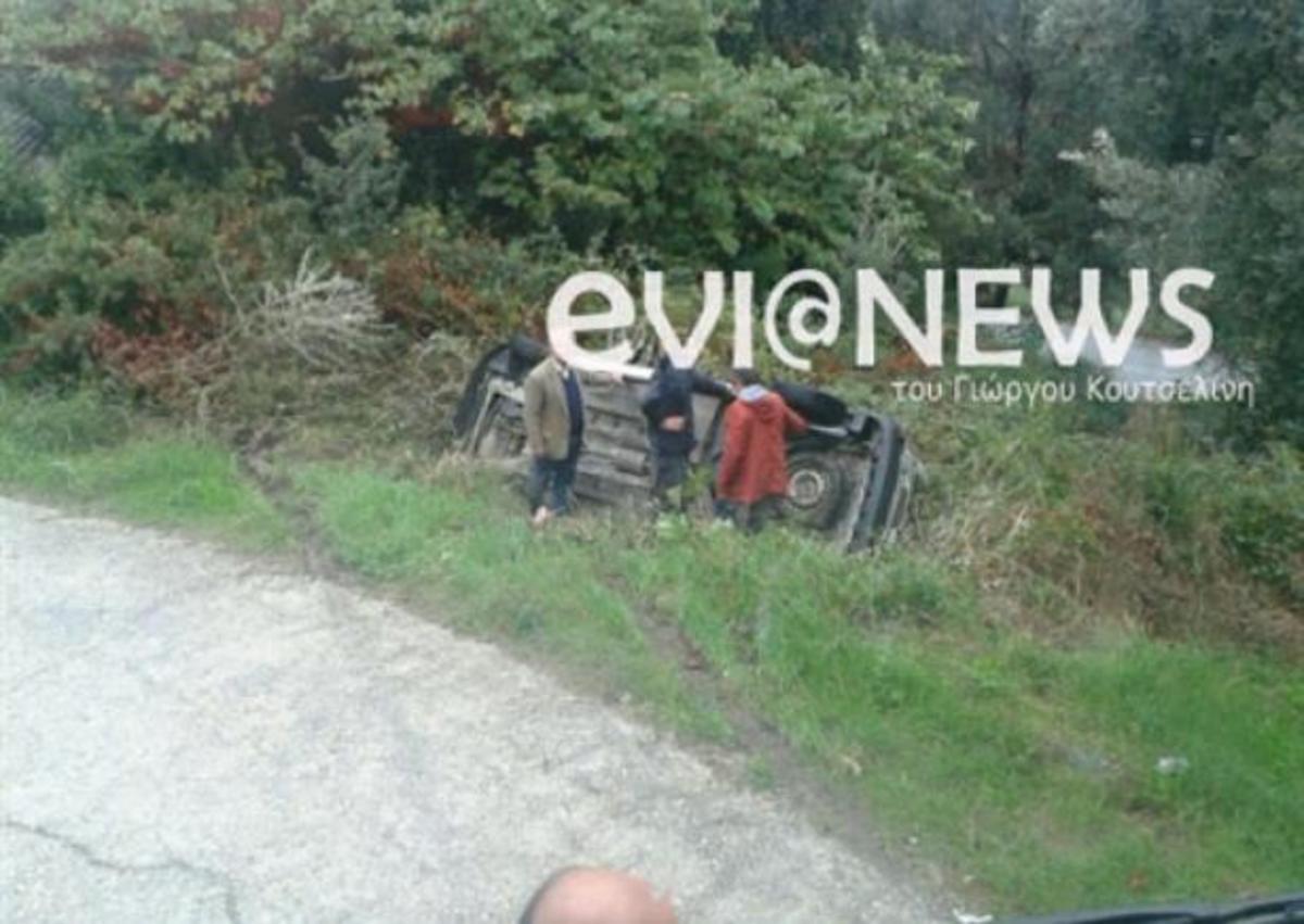 Εύβοια: Τα δέντρα έσωσαν τον οδηγό! ΦΩΤΟ | Newsit.gr Εύβοια: Τα δέντρα έσωσαν τον οδηγό! ΦΩΤΟ | Newsit.gr