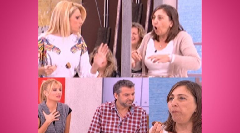 Η τηλεθεάτρια αρνήθηκε να δοκιμάσει το φαγητό της! Η Σάσα Σταμάτη την τάισε με το ζόρι! | Newsit.gr Η τηλεθεάτρια αρνήθηκε να δοκιμάσει το φαγητό της! Η Σάσα Σταμάτη την τάισε με το ζόρι! | Newsit.gr