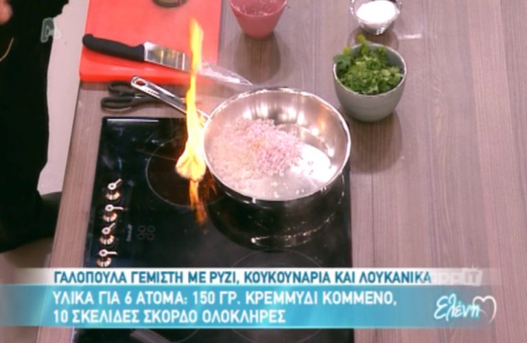 Πήρε φωτιά η κουζίνα της Ελένης Μενεγάκη! | Newsit.gr Πήρε φωτιά η κουζίνα της Ελένης Μενεγάκη! | Newsit.gr