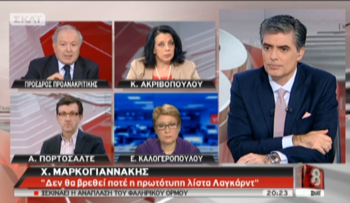 Αποκαλυπτικός ο Μαρκογιαννάκης στον ΣΚΑΙ: Δεν αποκλείω αλλοιώσεις και στα ποσά της λίστας | Newsit.gr Αποκαλυπτικός ο Μαρκογιαννάκης στον ΣΚΑΙ: Δεν αποκλείω αλλοιώσεις και στα ποσά της λίστας | Newsit.gr