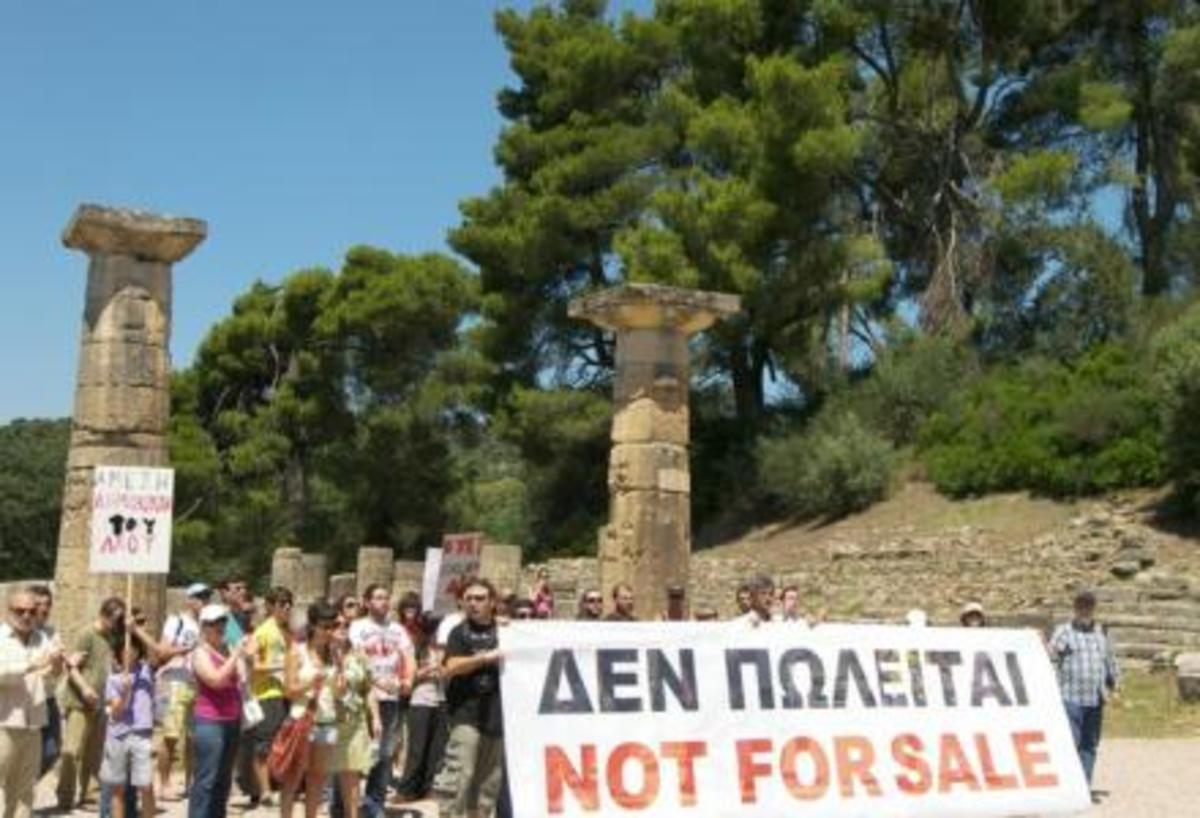 Οι Αγανακτισμένοι της Ηλείας στην Αρχαία Ολυμπία | Newsit.gr Οι Αγανακτισμένοι της Ηλείας στην Αρχαία Ολυμπία | Newsit.gr