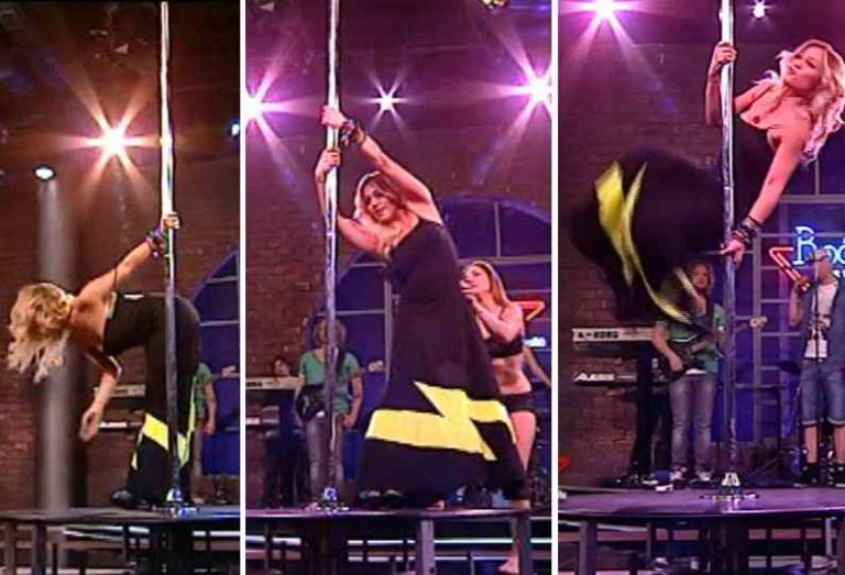 Η Πηνελόπη Αναστασοπούλου κάνει… pole dancing στον Κωστόπουλο! | Newsit.gr Η Πηνελόπη Αναστασοπούλου κάνει… pole dancing στον Κωστόπουλο! | Newsit.gr