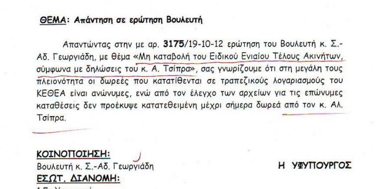Άδωνις Γεωργιάδης: Ο Τσίπρας όχι μόνο δεν πλήρωσε το χαράτσι αλλά δεν έδωσε και τα χρήματα στο ΚΕΘΕΑ | Newsit.gr Άδωνις Γεωργιάδης: Ο Τσίπρας όχι μόνο δεν πλήρωσε το χαράτσι αλλά δεν έδωσε και τα χρήματα στο ΚΕΘΕΑ | Newsit.gr