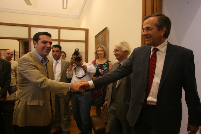 Τσίπρας μετά τη συνάντηση με Σαμαρά: Πρέπει να υπάρξει άμεσα κυβέρνηση ΝΔ – Δε θέλω τη διερευνητική εντολή – Σαμαράς:Συνεχίζω την προσπάθεια | Newsit.gr Τσίπρας μετά τη συνάντηση με Σαμαρά: Πρέπει να υπάρξει άμεσα κυβέρνηση ΝΔ – Δε θέλω τη διερευνητική εντολή – Σαμαράς:Συνεχίζω την προσπάθεια | Newsit.gr