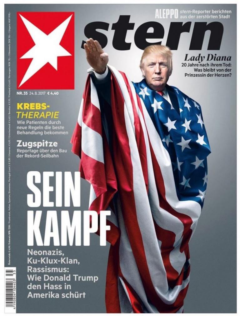 Σάλος! Ο Ντόναλντ… Χίτλερ στο εξώφυλλο του Stern | Newsit.gr