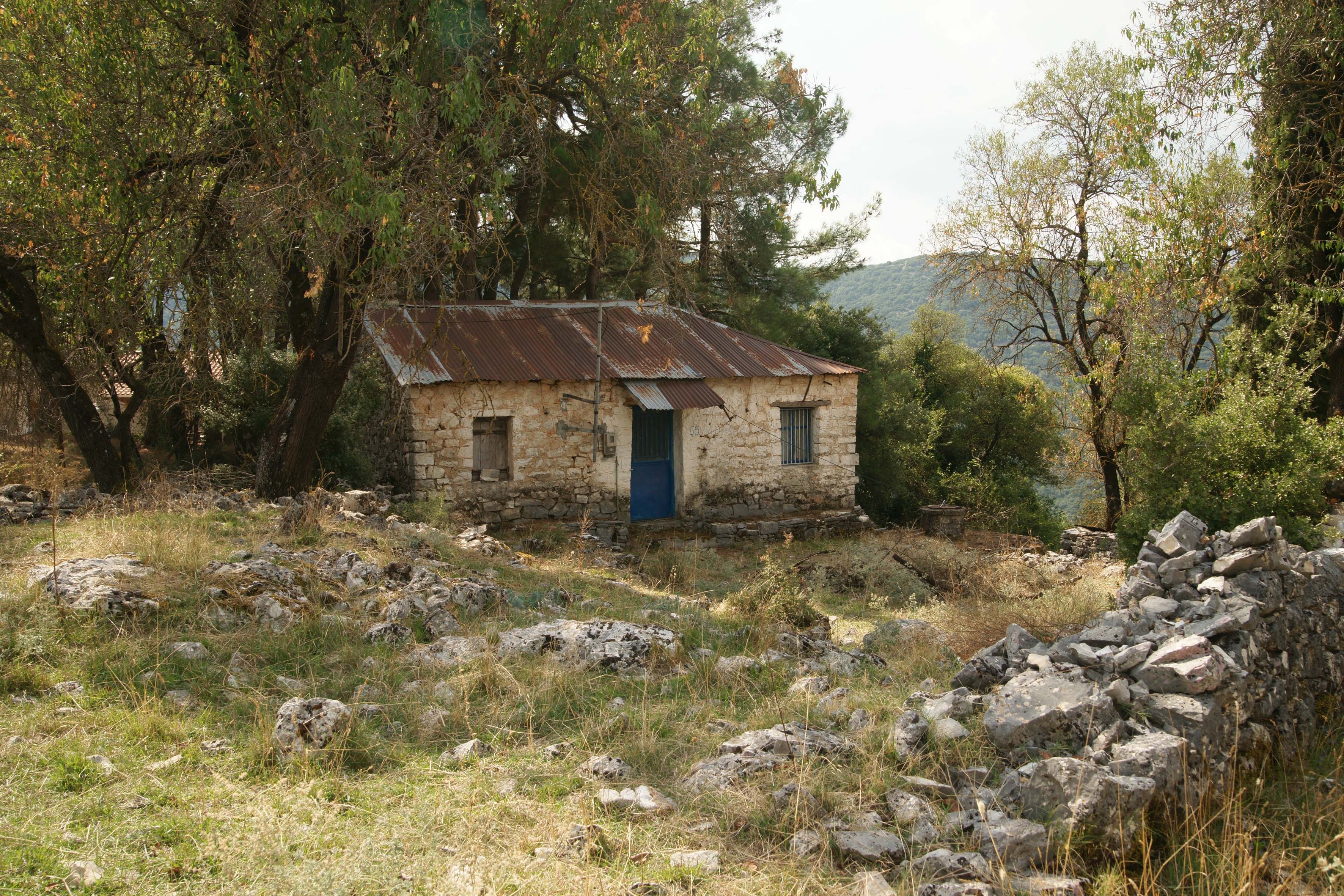 Το αγρόκτημα, όπου σύμφωνα με πληροφορίες οδηγήθηκε η απαχθείσα. ΦΩΤΟ ΕUROKINISSI