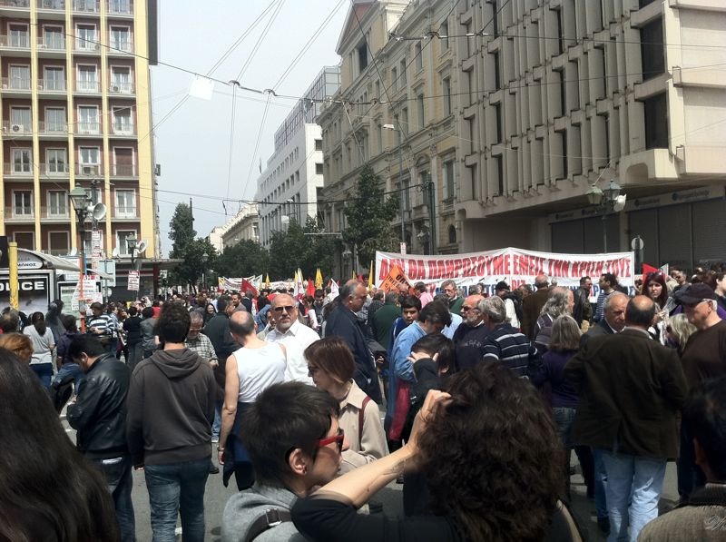 Συγκέντρωση ΓΣΕΕ ΑΔΕΔΥ στην Κλαυθμώνος