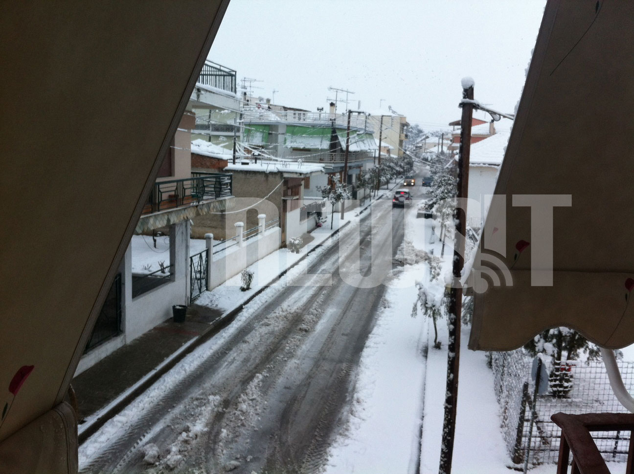 ΩΡΑ 08:45 Όλα λευκά στον Τύρναβο!