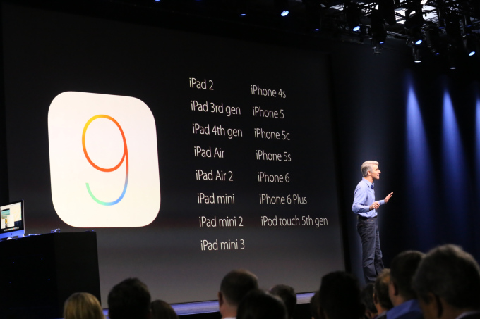 To IOS 9 θα είναι διαθέσιμο σε όλες τις συσκευές που υποστήριζαν το iOS 8 και θα είναι διαθέσιμο σε όλους το φθινόπωρο