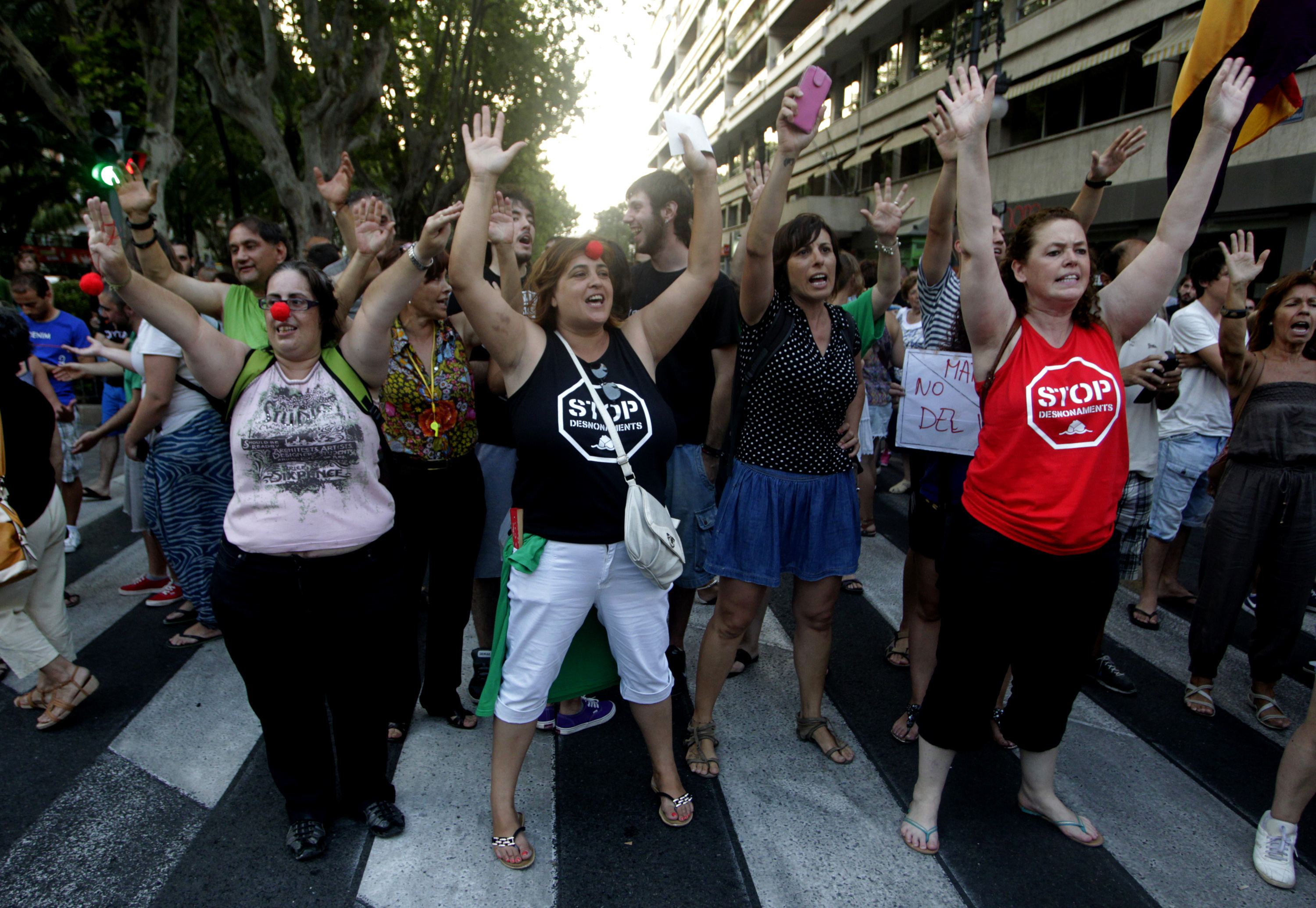 Χιλιάδες διαδηλωτές κατέβηκαν στους δρόμους. ΦΩΤΟ REUTERS