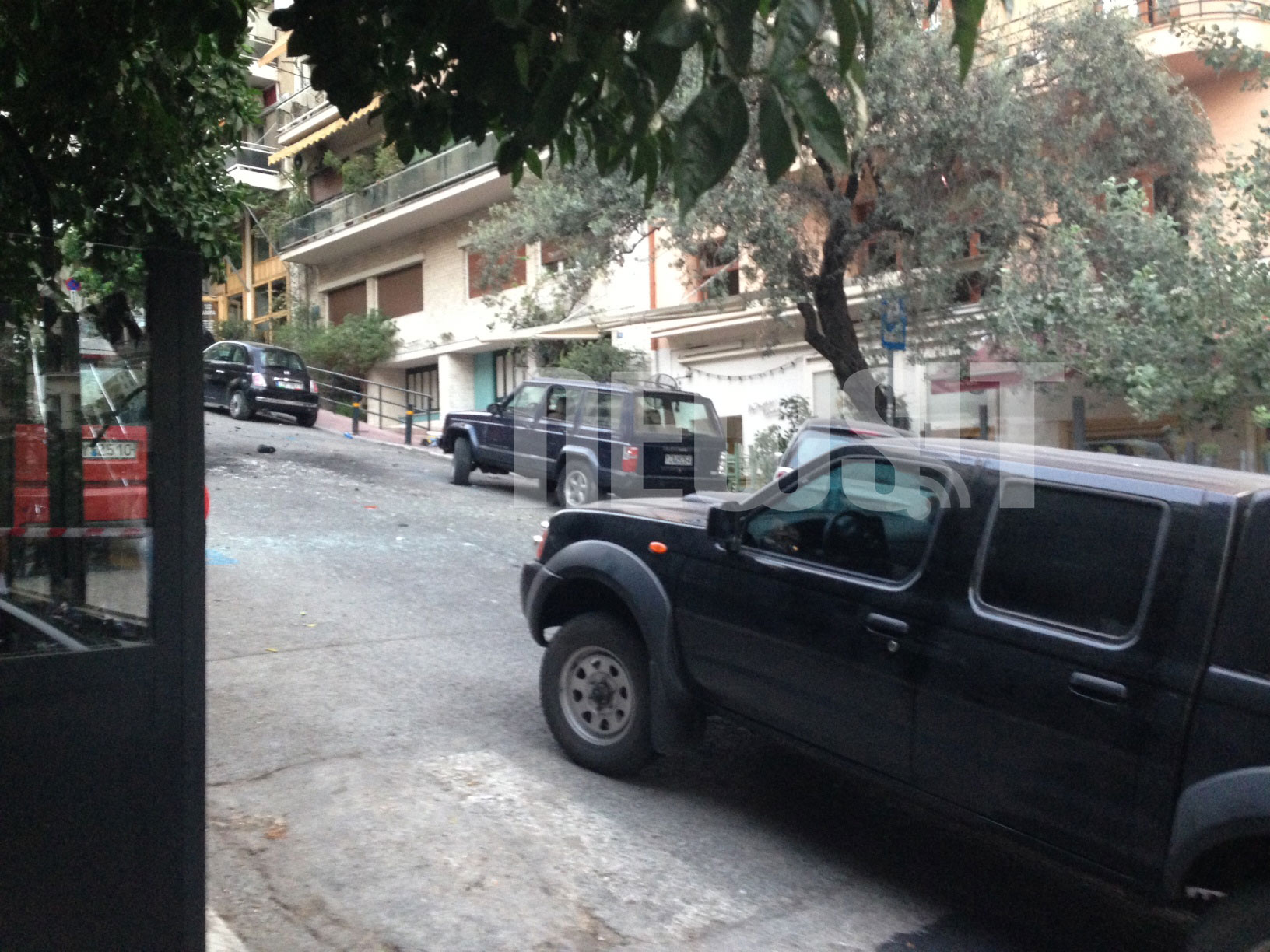 Βομβαρδισμέβνο τοπίο ολόκληρη η περιοχή ΦΩΤΟ NEWSIT