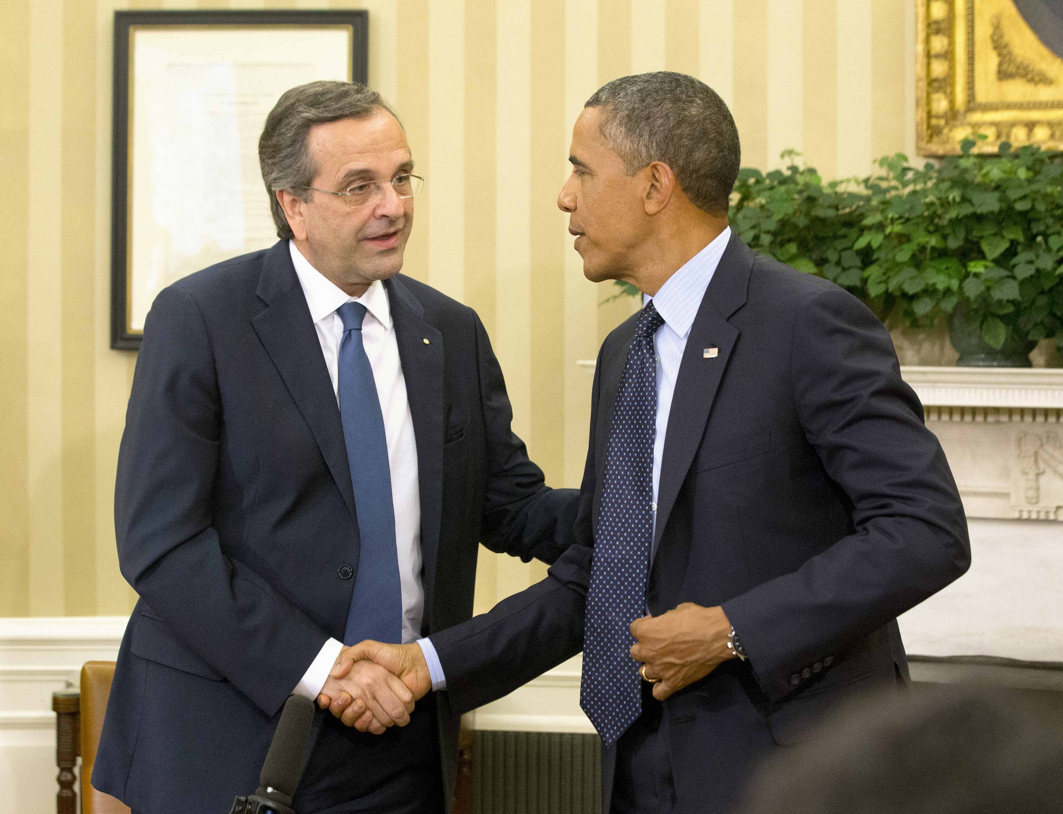 Χάρηκα που τα είπαμε, Μπαράκ μου! ΦΩΤΟΓΡΑΦΙΑ REUTERS