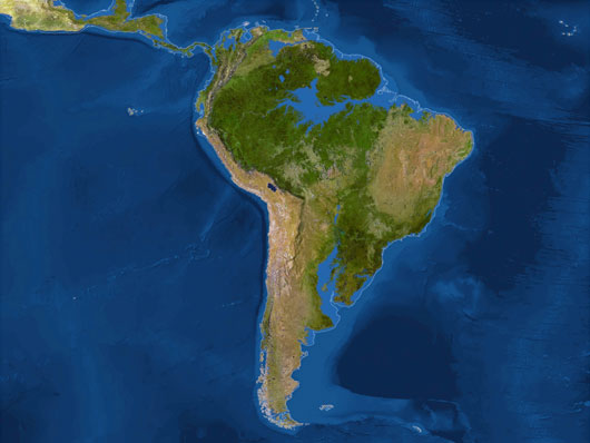 Νότια Αμερική - Πηγή: nationalgeographic.com