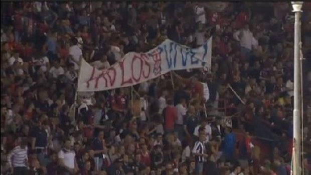 Και στον αγώνα Τζένοα - Λιβόρνο υπήρξε πανό για τη δολοφονία του Παύλου Φύσσα