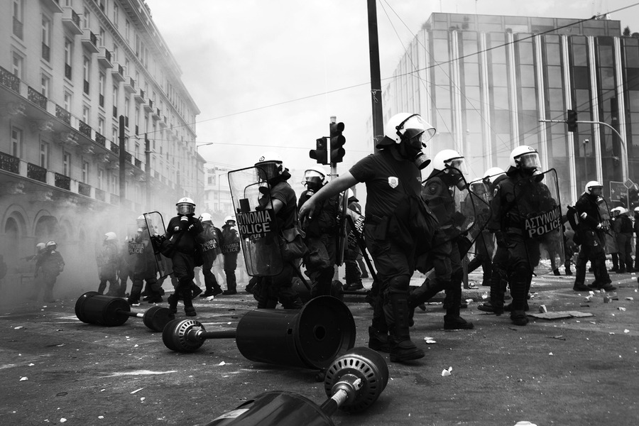 Χημικά, μολότοφ, επεισόδια στην Αθήνα