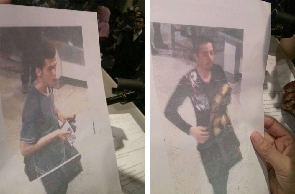 Οι δυο επιβάτες που ταξίδεψαν με κλεμμένα διαβατήρια - ΦΩΤΟΓΡΑΦΙΑ TWITTER ‏@dalila_khalid